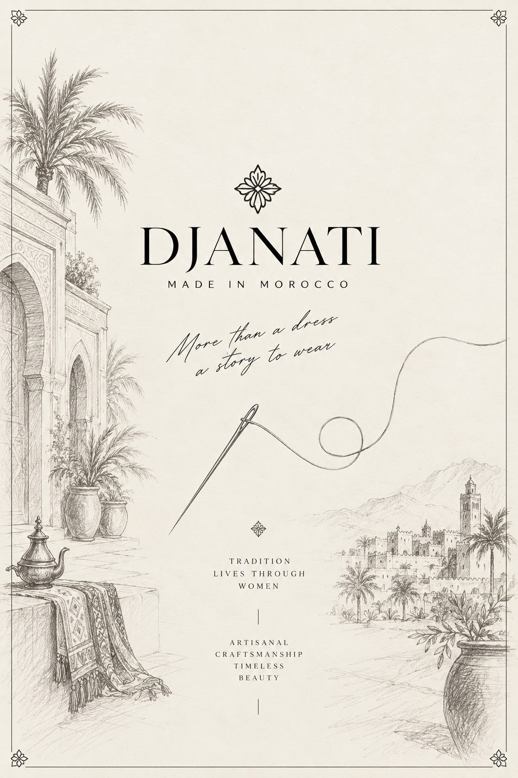DJANATI modern Moroccan caftan