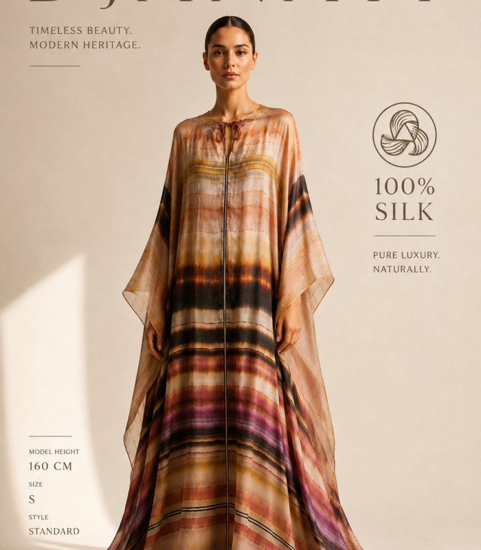 Dress farashah pure silk 100%