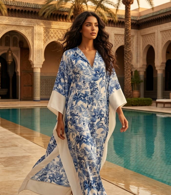 Dress farashah blue summer