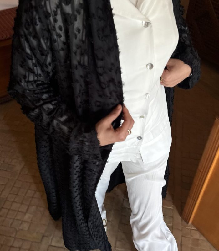 Abaya black  ( with scarf )