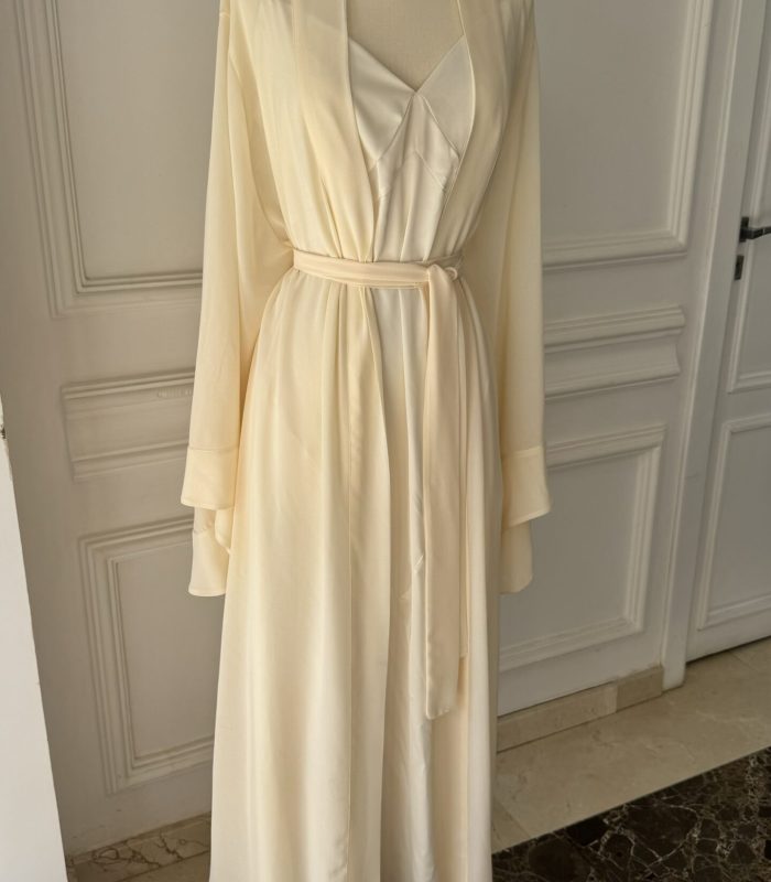 Homewear with kimono beje