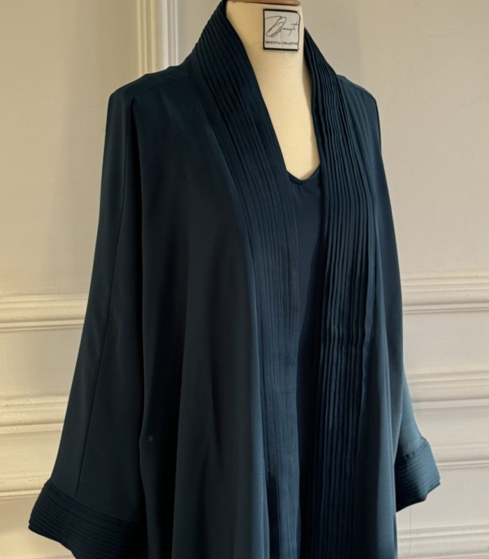 Ensemble “QATARI” blue (abaya + dress)